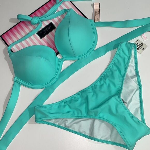 🔥🏖🆕Victoria Secret swimsuit The Hottie Halter - Picture 11 of 11